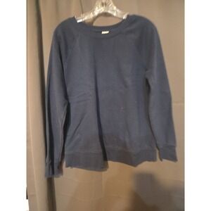 Time and Tru Blue Sweatshirt,‎ Women's Large Pullover, Long Sleeve, Casual Comfy